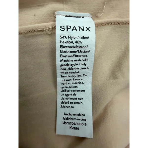 SPANX‎ Mid Thigh Shapewear Shorts Nude Seamless High Waist M Medium Control - Image 4