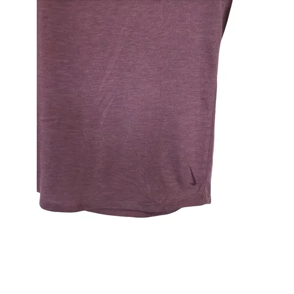Nike Yoga‎ Womens Open Back Training Tank Top Plum Dust CJ3687-671 Small NWT - Image 6
