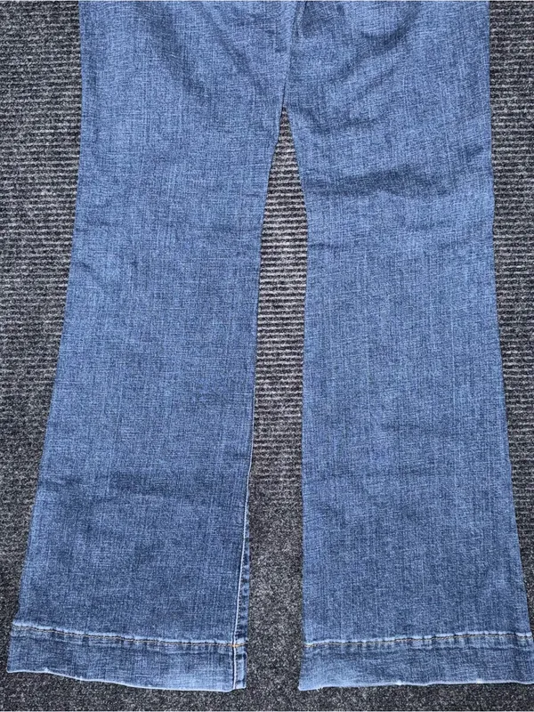 Wrangler Retro High Rise Trouser Stretch Jeans 30 x 34 Dark Blue Denim Western - Image 6