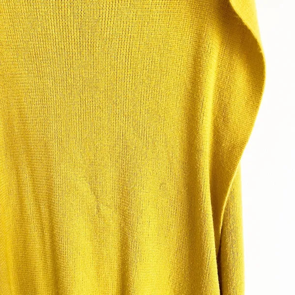Rikka Large Wrap Scarf in Mustard Yellow - Image 6