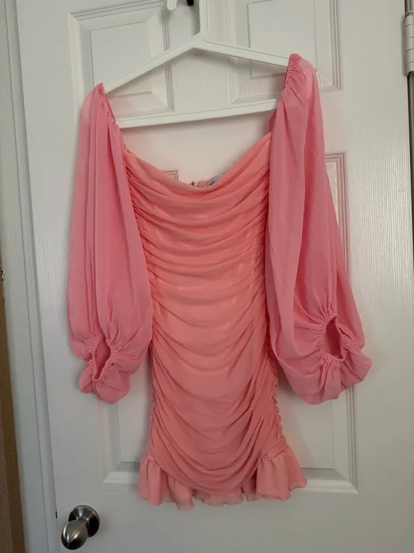 Hello Molly Mini Dress Pink - Image 4