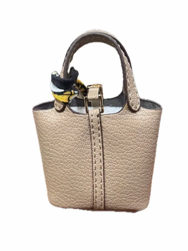 Source Unknown NWOT Mini Bucket Picotin Lock Style Purse/Keychain - Image 3