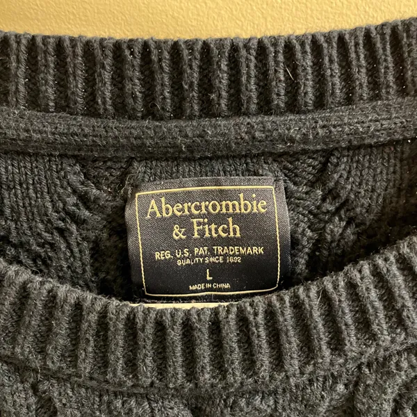 Navy Knit Sweater - Image 3