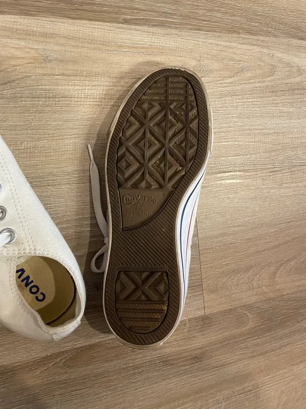 White Converse Sneakers - Image 2
