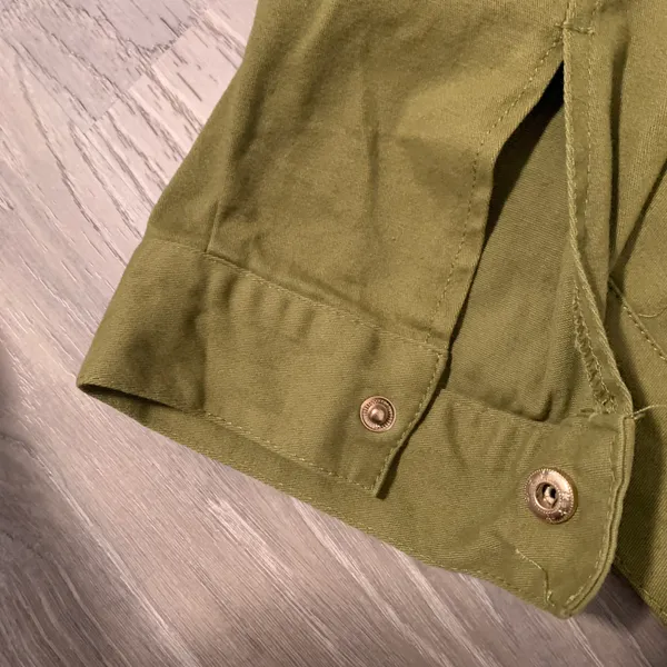 NWT Olive Green Crop Jacket - Image 4