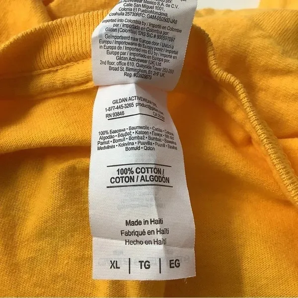 Gildan Size Extra Large Shimmer Graphic Letters Tee. New without Tags - Image 5