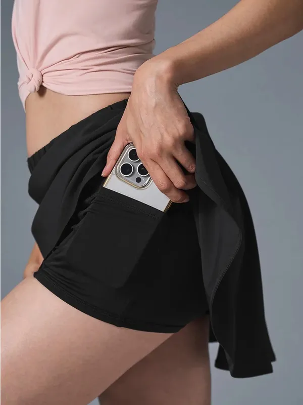 Alo Freestyle Skirt Black Size XS - Image 3