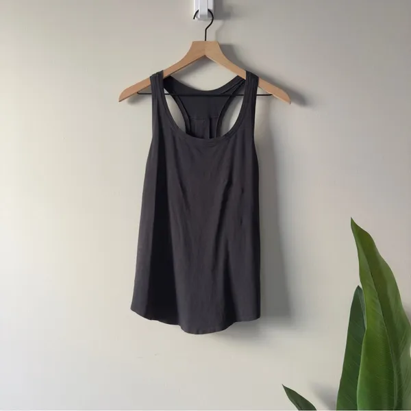 Lululemon Love Tank *Pleated in Black (First Release) Sleeveless Top Pima Cotton - Image 3