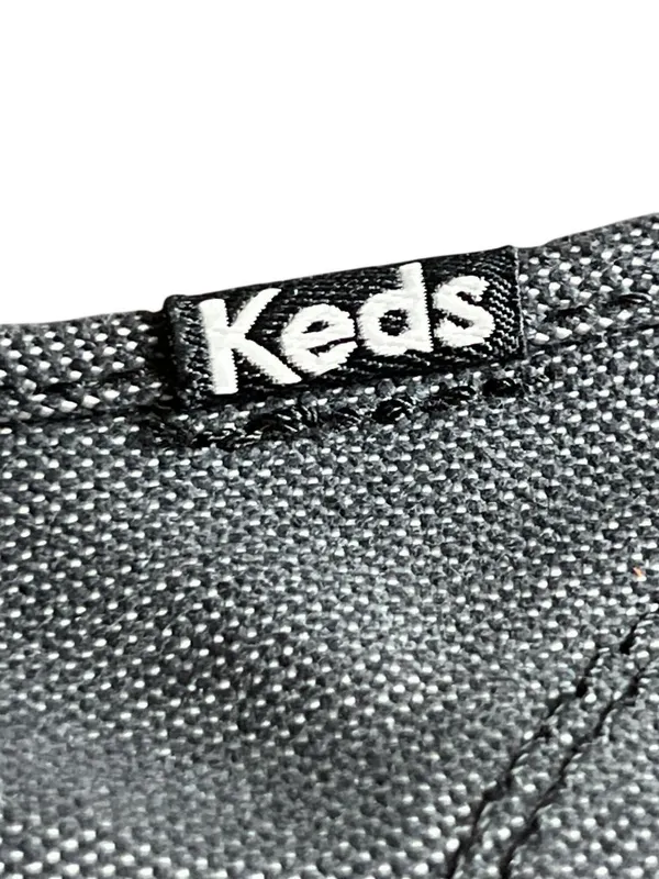 Keds Womens 7.5 Grey Canvas Slip On Sneakers WF59047 USED - Image 13