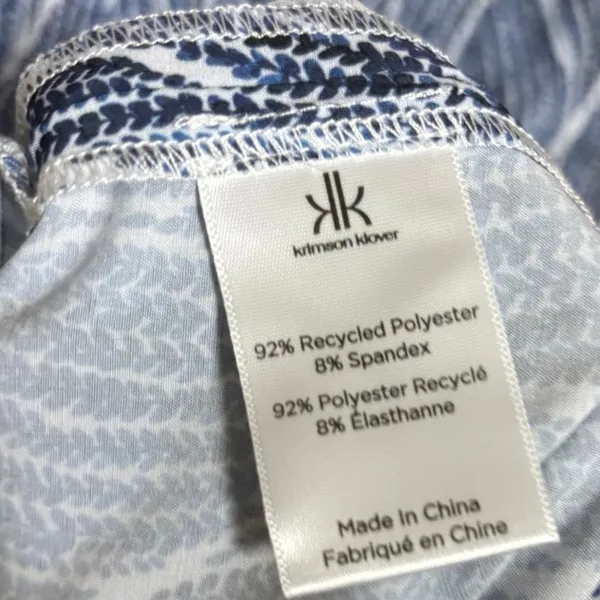 Krimson Klover‎ Blue And White Halter Dress Size XS - Image 8