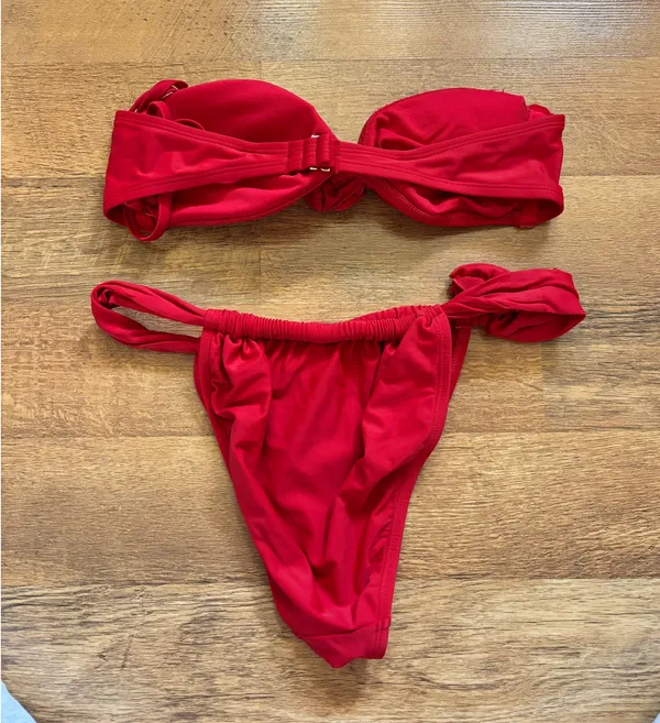 Red Wild Fable Flower Swimsuit Set - Image 2