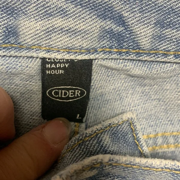 Patchwork Jeans by Cider Size L - Image 6