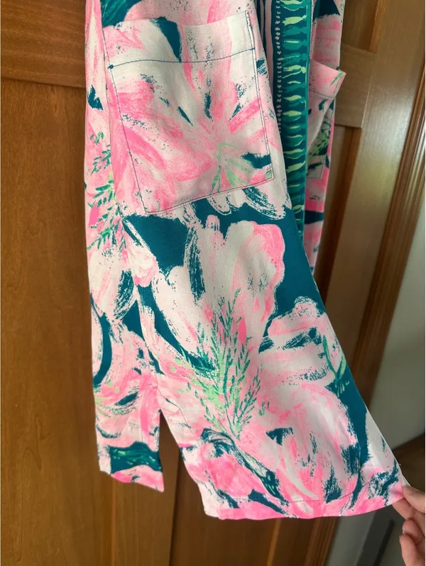 Lilly Pulitzer Carlotta Shift Dress in Tidal Wave Pans Garden Women’s size 4 - Image 5