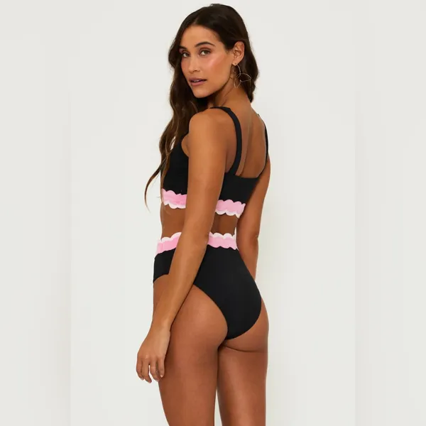 Beach Riot Harriet high waist Bottom Sweet Berry Wave, Size small , $98 - Image 12