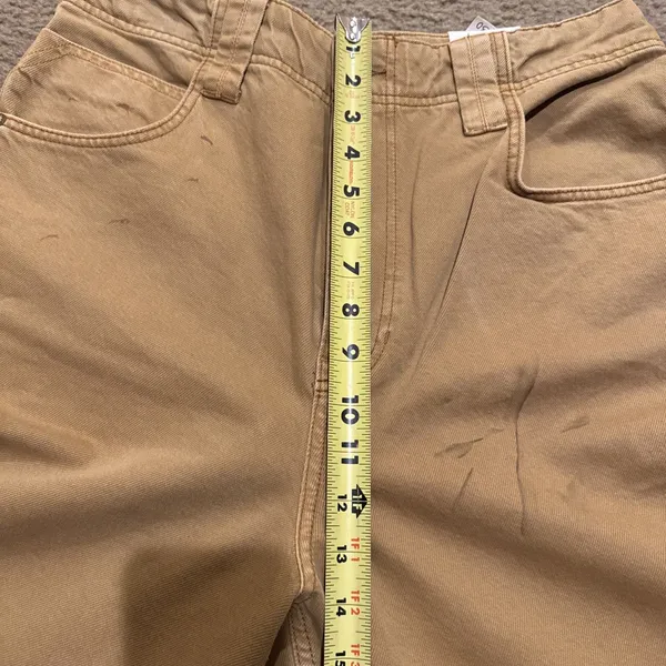 We The FREE PEOPLE Brown CHILL VIBES Dropped WIDE LEG Distressed Bootcut 30” NEW - Image 11