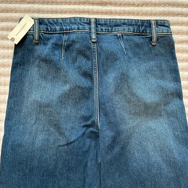 - Anthropologie Pilcro Vintage Column HighRise Wide Leg Jeans Size 31 Inse… - Image 7
