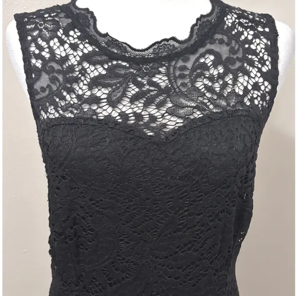 Miusol Lace Maxi Dress Womens S Black Mermaid Evening Gown Formal Prom‎ Wedding - Image 3