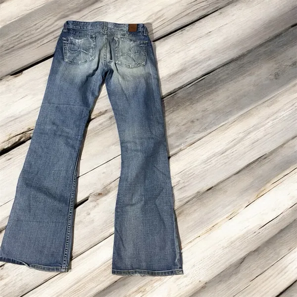 BKE Wide Leg Jeans in Deep Blue #BB5 - Image 2