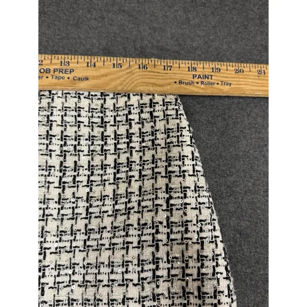 Loft Skirt Womens 10 Woven‎ Tweed Sequined Mini Holiday Occasions Dressy - Image 5
