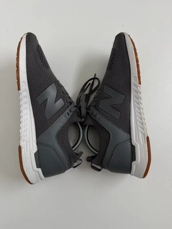 New Balance 247 Sneakers Rev Lite Knit Stretch Comfort Travel Athletic Grey - Image 5