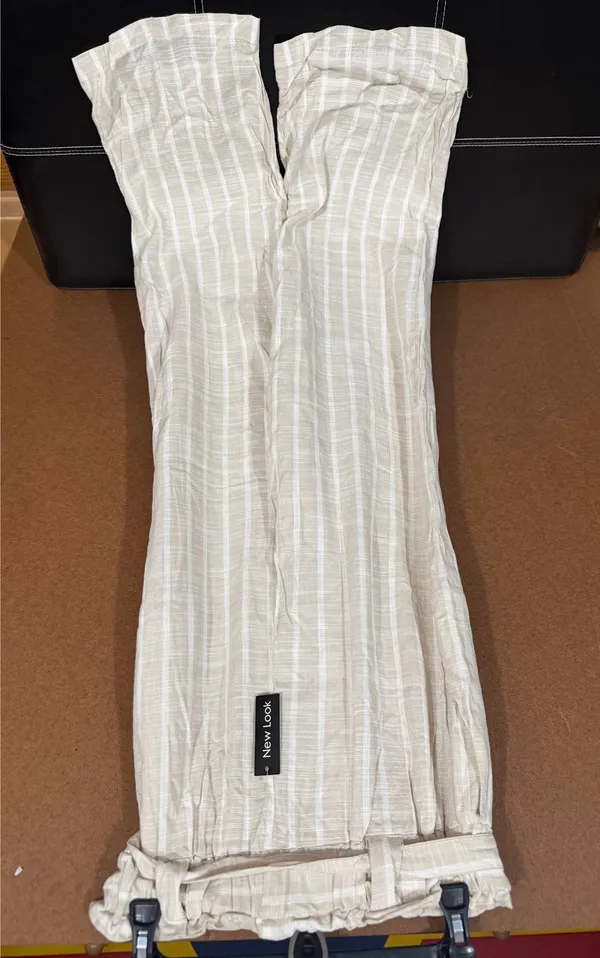 New Look High-Rise wide leg linen pants M - Image 2