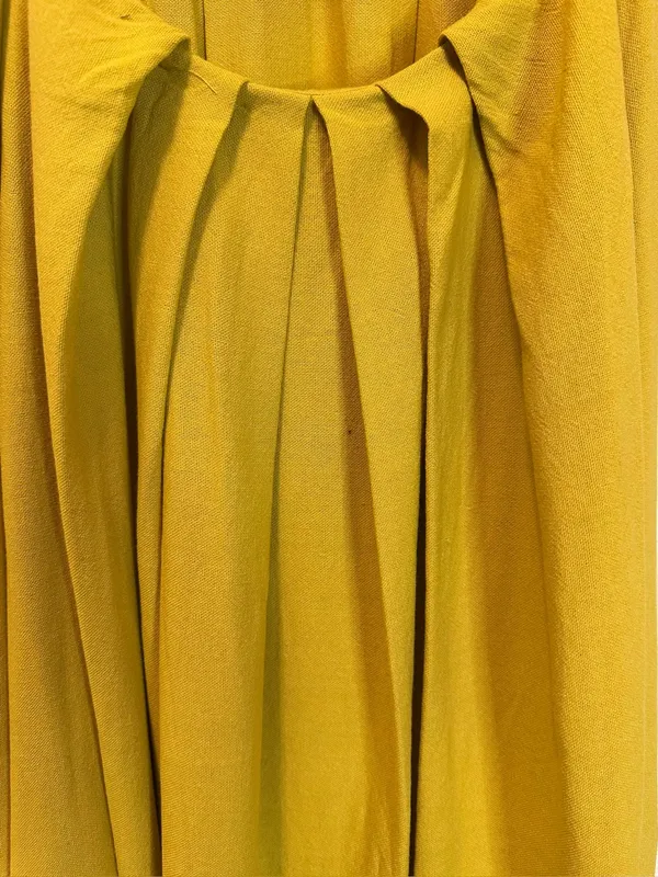 Asos Mustard Yellow Spaghetti Strap Maxi Dress - Image 4