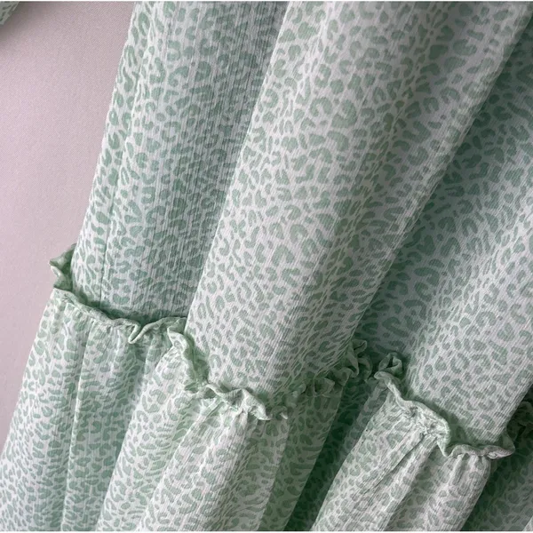 Koko + Mason Tiered Midi Dress Sold Out Online Women‎ Large - Image 5