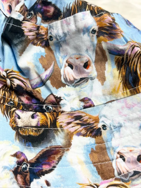 Highland Cow Print Bucket Hat - Image 5