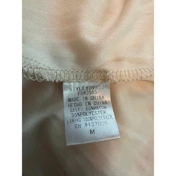 Boutique Size Medium Cream Tank Ruffle Mini Dress Entro - Image 4