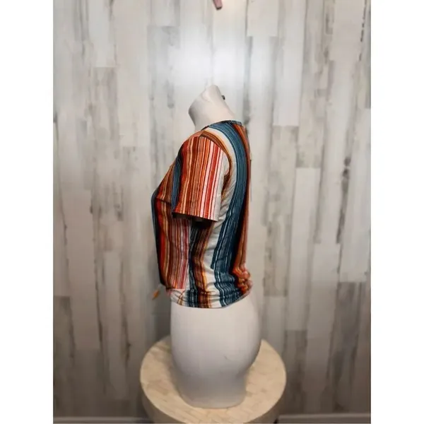 Stripped blouse size medium Red - Image 5
