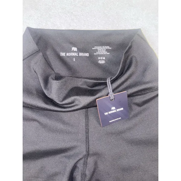 womens the normal brand ankle cinch leggings nwt black‎ small - Image 4