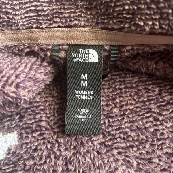 The North Face‎ Women's Thick Purple Zip Up Fleece very warm Size Medium. - Image 8