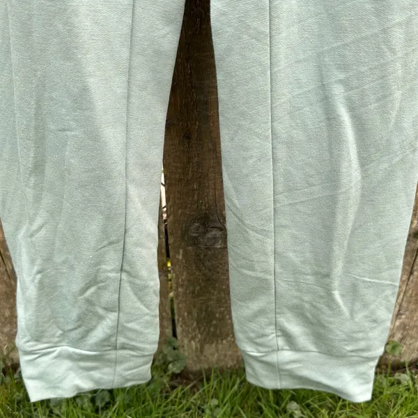 Matilda Jane Resting Day Sage Green Knit Jumpsuit XS - Image 8