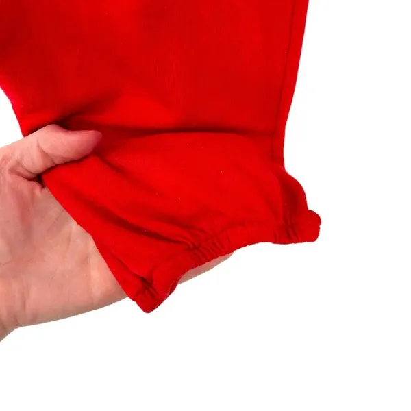 Nation LTD Red Jogger Sweatpants Super Lightweight‎ Size Small - Image 3