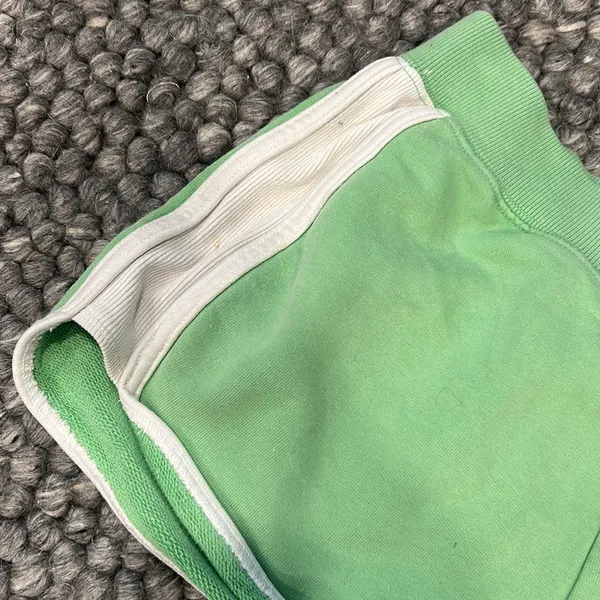 AERIE Green SweatShorts W White Trim‎ - Image 2