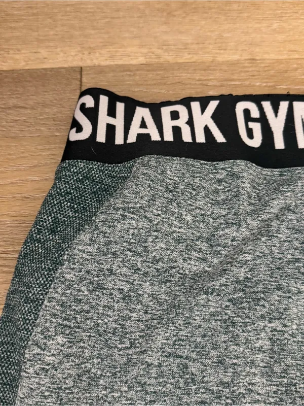 Gymshark Teal Heather Seamless High-Waist Bike Shorts - Image 7