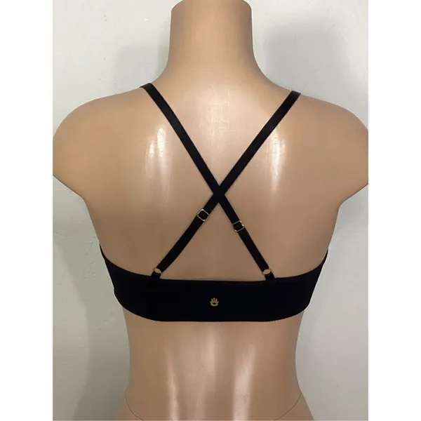 New. Spiritual Gangster V-neck black bralette. XS/S. Retails $68 - Image 5