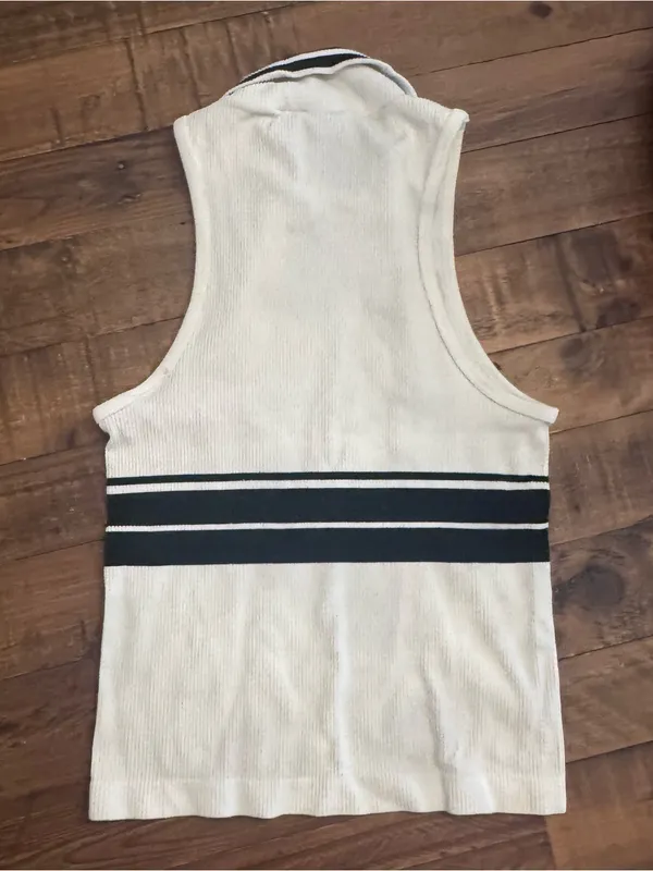 ANTHRO | Maeve Ribbed Polo Tank - Image 4