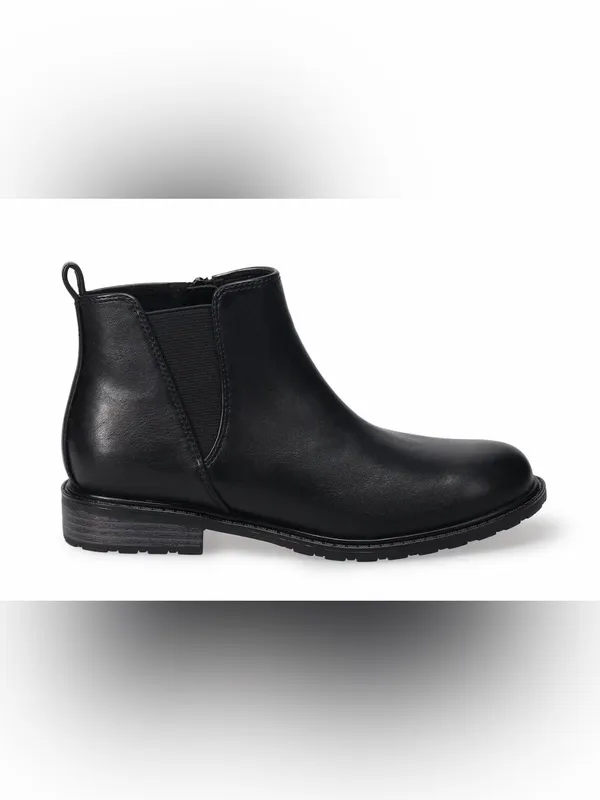 Women’s Sonoma Black Leather Chelsea Ankle Boot Size 7 - Image 5