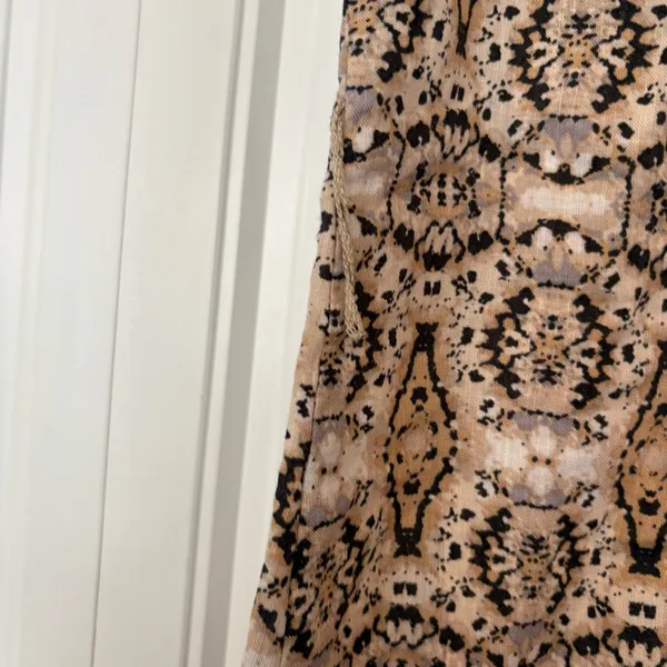 Cynthia Rowley Neutral Linen Dress Size‎ 6 - Image 5