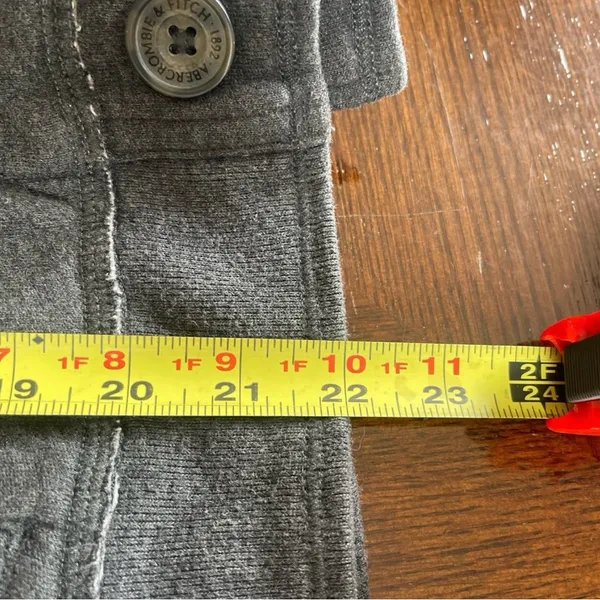 Abercrombie & Fitch Charcoal Hooded Y2K Jacket - Image 9