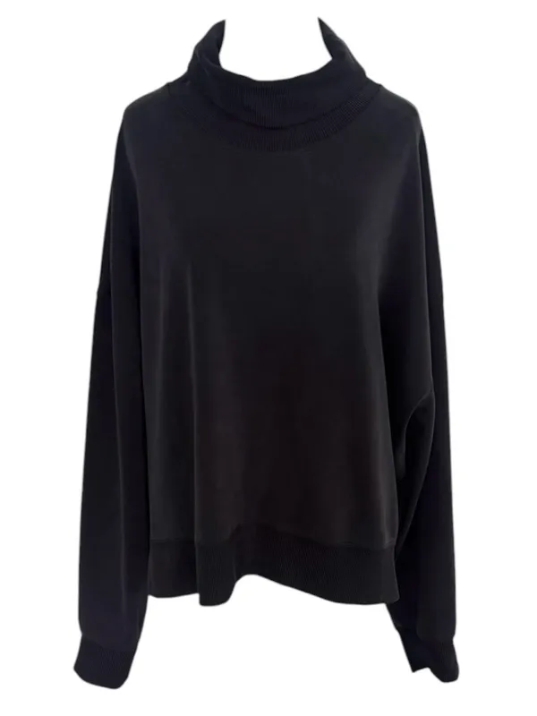 lululemon Softstreme Turtleneck Pullover Size 14 - Black - Image 3
