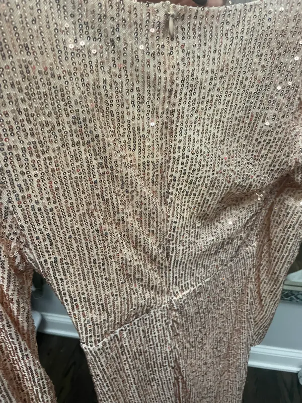 Pink Sparkle Gown Size 8 - Image 4