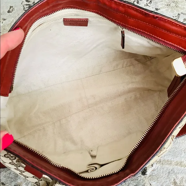 GUCCI canvas GG monogram shoulder bag ❤️❤️ - Image 11