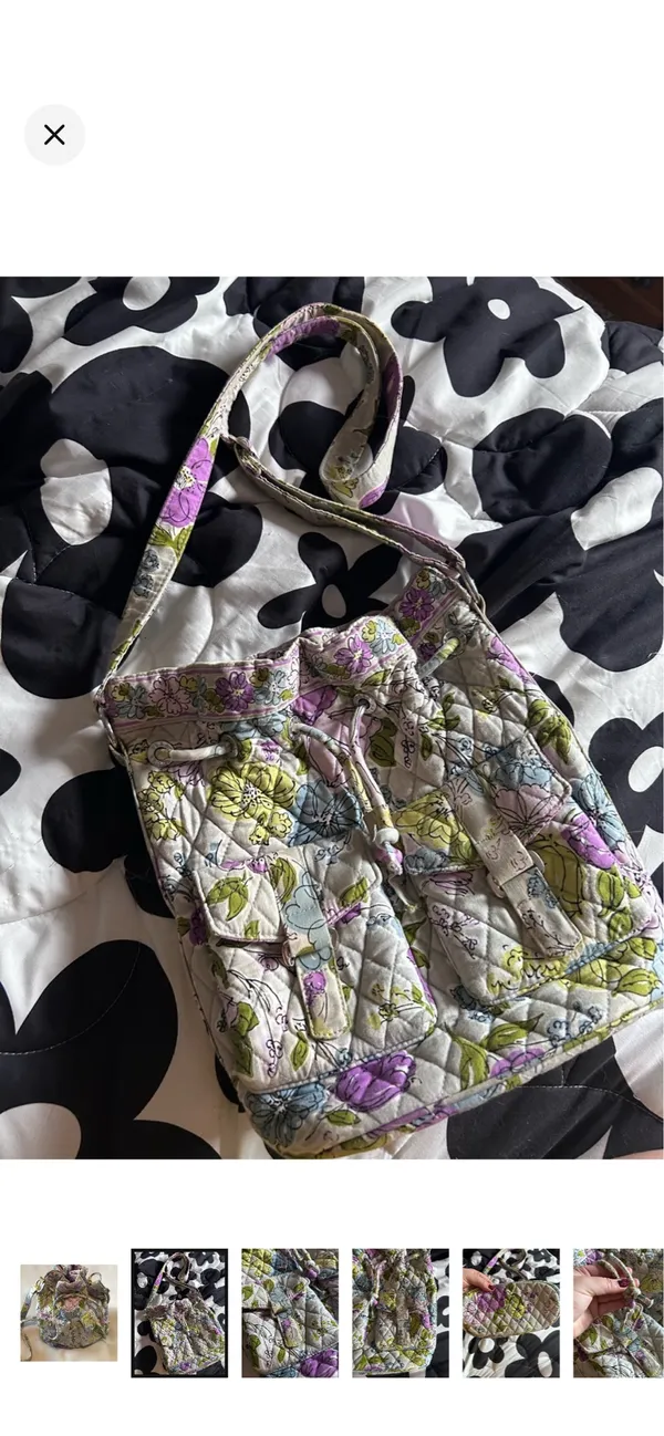 Vera Bradley | retired 2011 watercolor bucket bag - Image 2