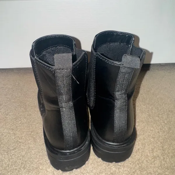 Soda black womens round toe ankle boot - Image 5