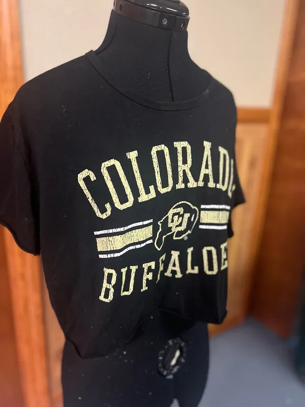 Zoozatz Black Colorado crop top - Image 2