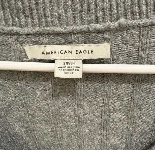 American Eagle Outfitters Gray Sweater  - Image 6