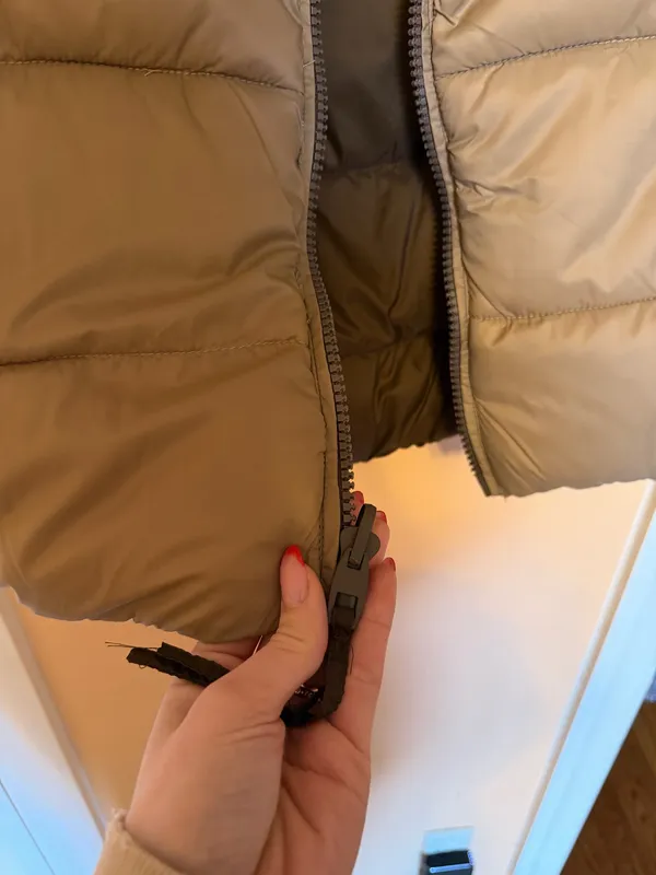 Zara cropped puffer vest - Image 5