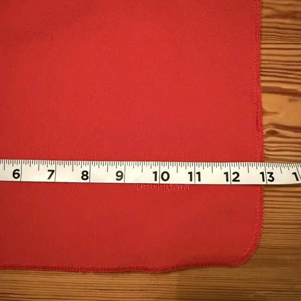 Patagonia Fleece Scarf 13x33” Red Camping Hiking Outdoors Warm Rectangle‎ Warm - Image 6